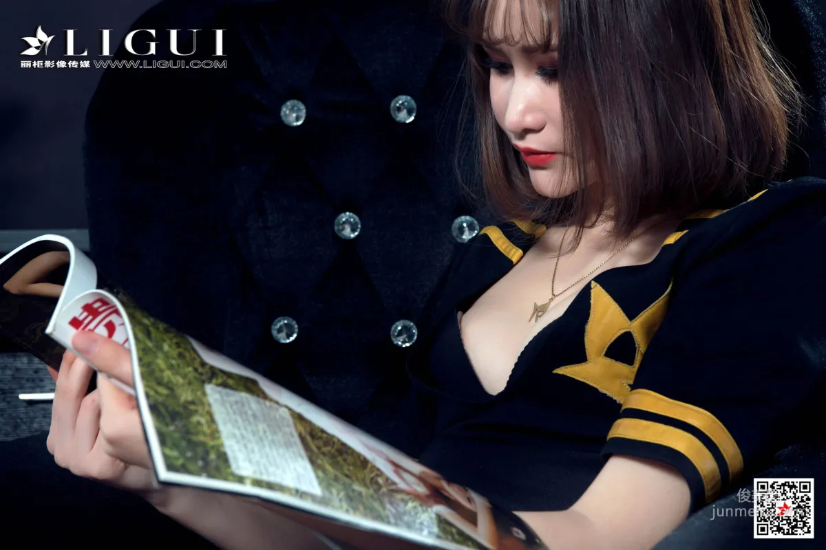 足模Mary《女警絲足》 [麗櫃Ligui] 網絡麗人 寫真集 34