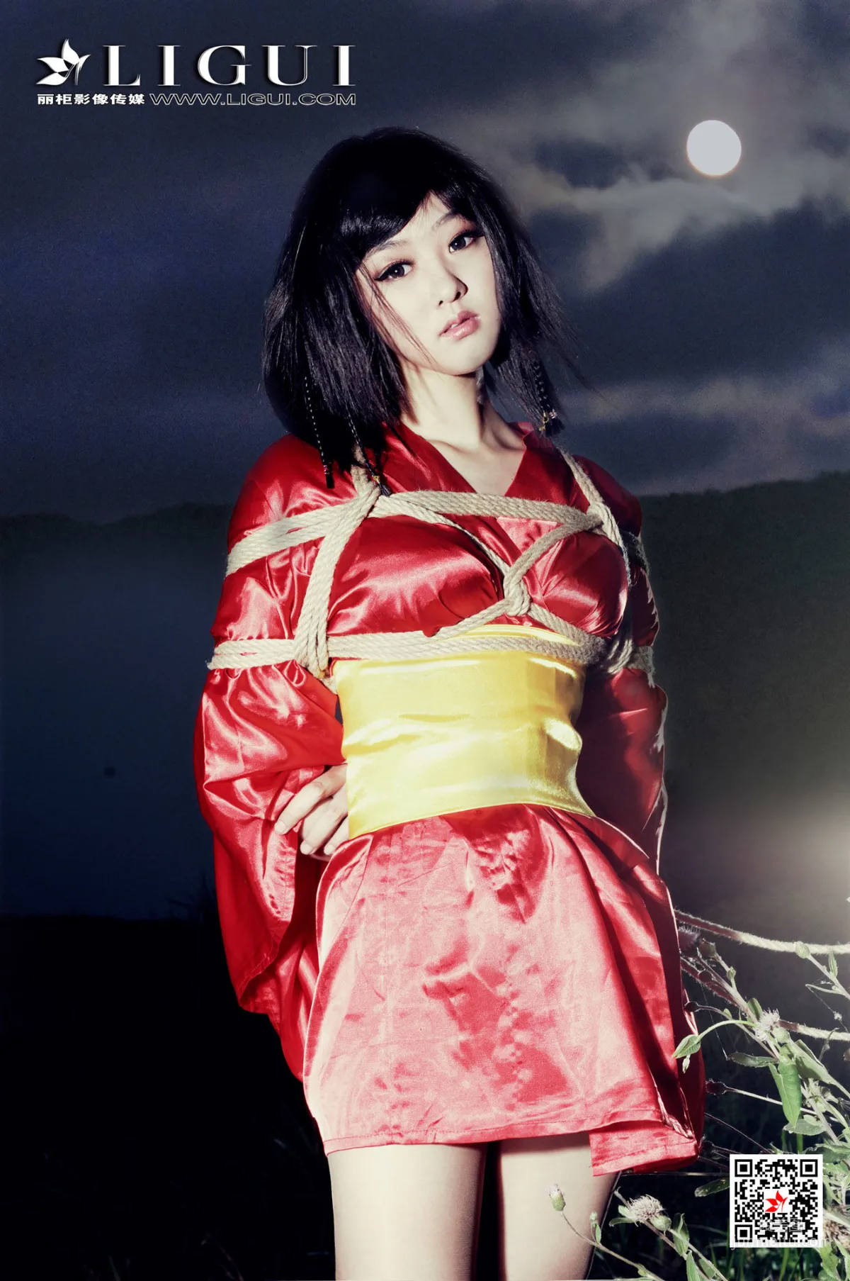 模特佩佩《黑夜美束》 [麗櫃Ligui] 精品圖集 寫真集 35