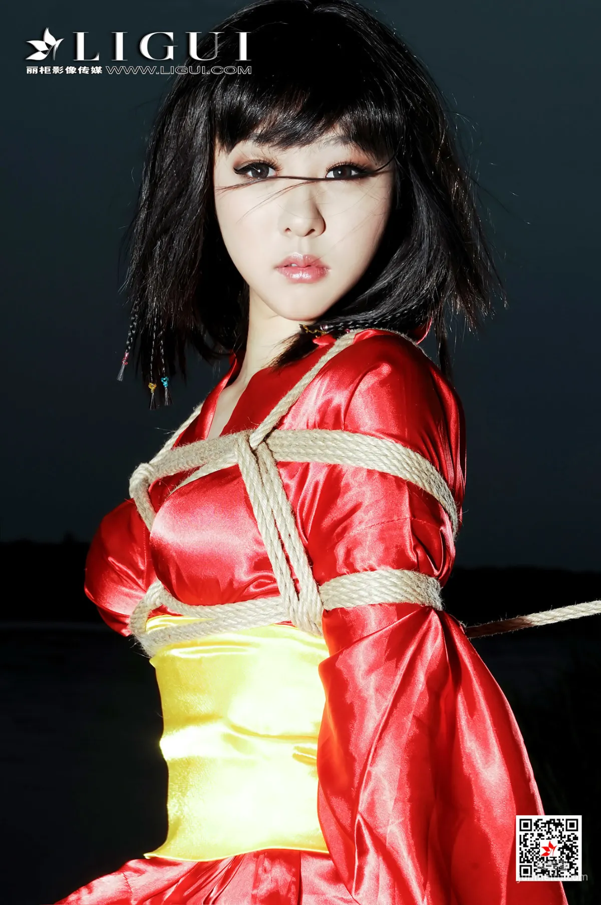 模特佩佩《黑夜美束》 [麗櫃Ligui] 精品圖集 寫真集 41
