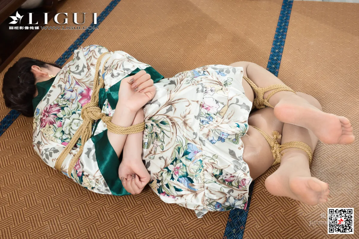 腿模筱筱《性感和服美束》 [麗櫃Ligui] 寫真集 62