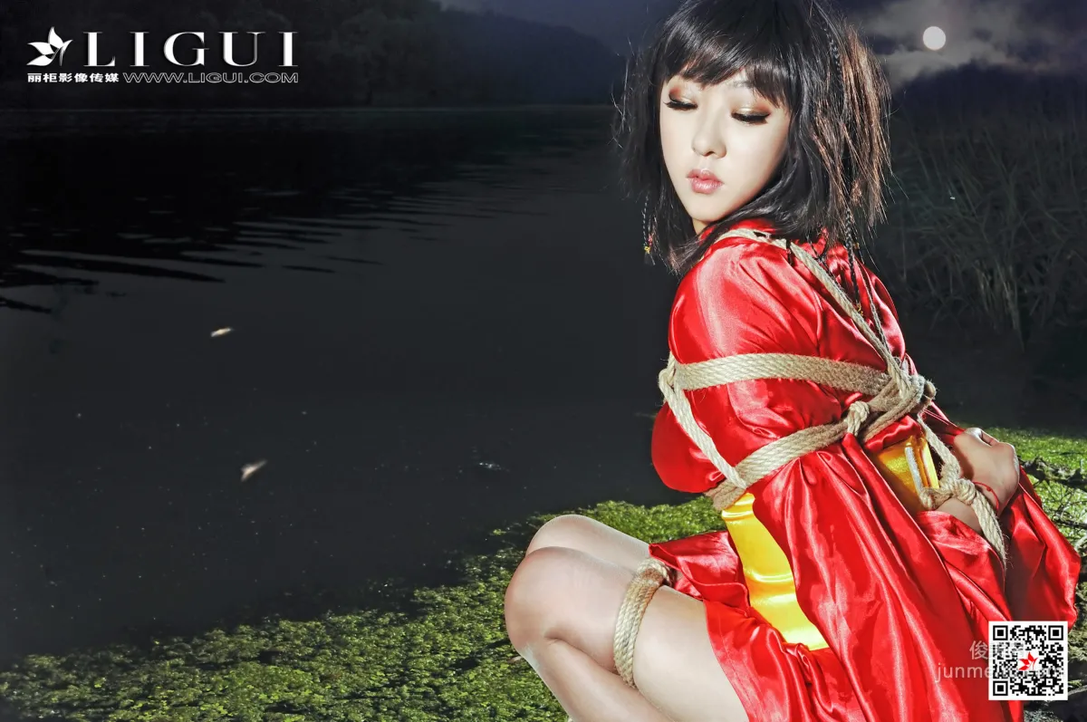模特佩佩《黑夜美束》 [麗櫃Ligui] 精品圖集 寫真集 54