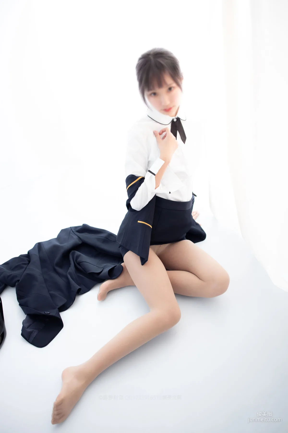 20D肉絲空姐制服 [森蘿财團] [X-050] 寫真集 139