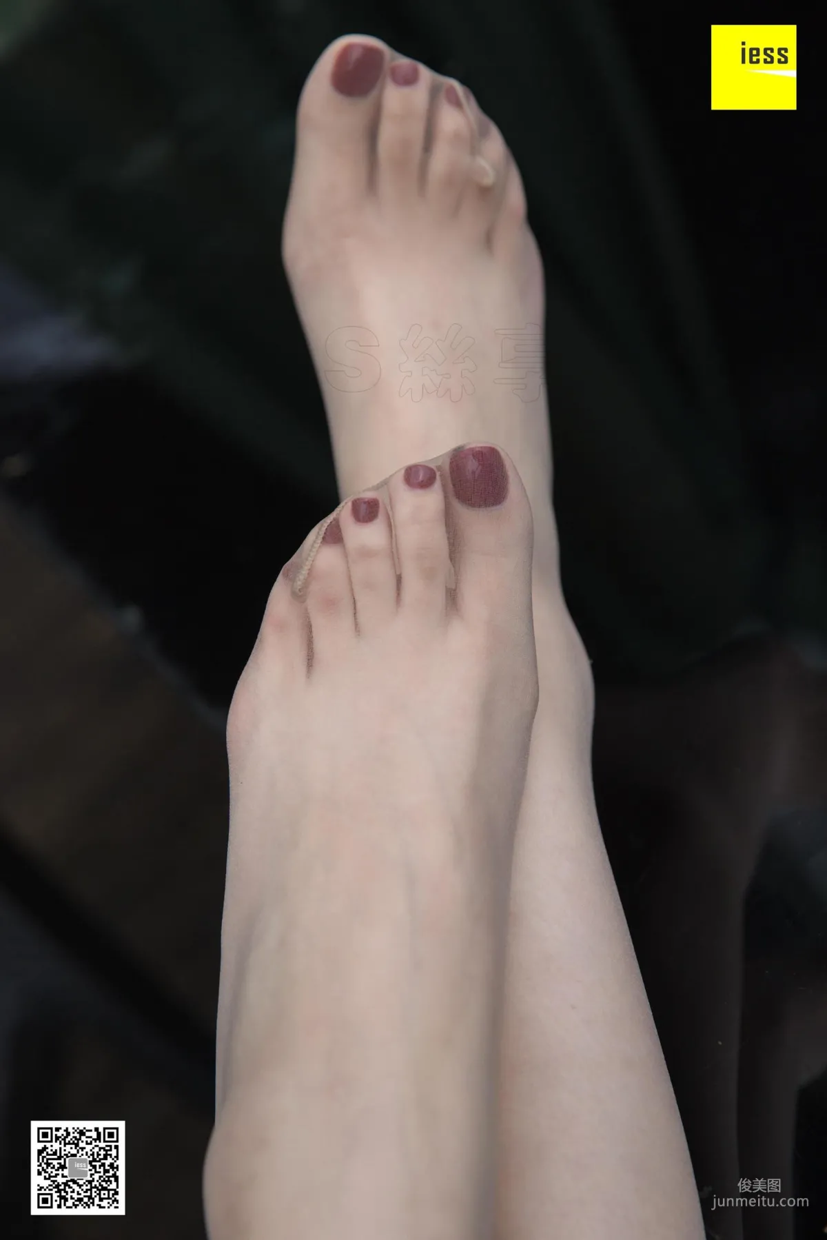 腿模紫紫 《花開好光景》[異思趣向IESS] 絲襪美腿寫真集 70
