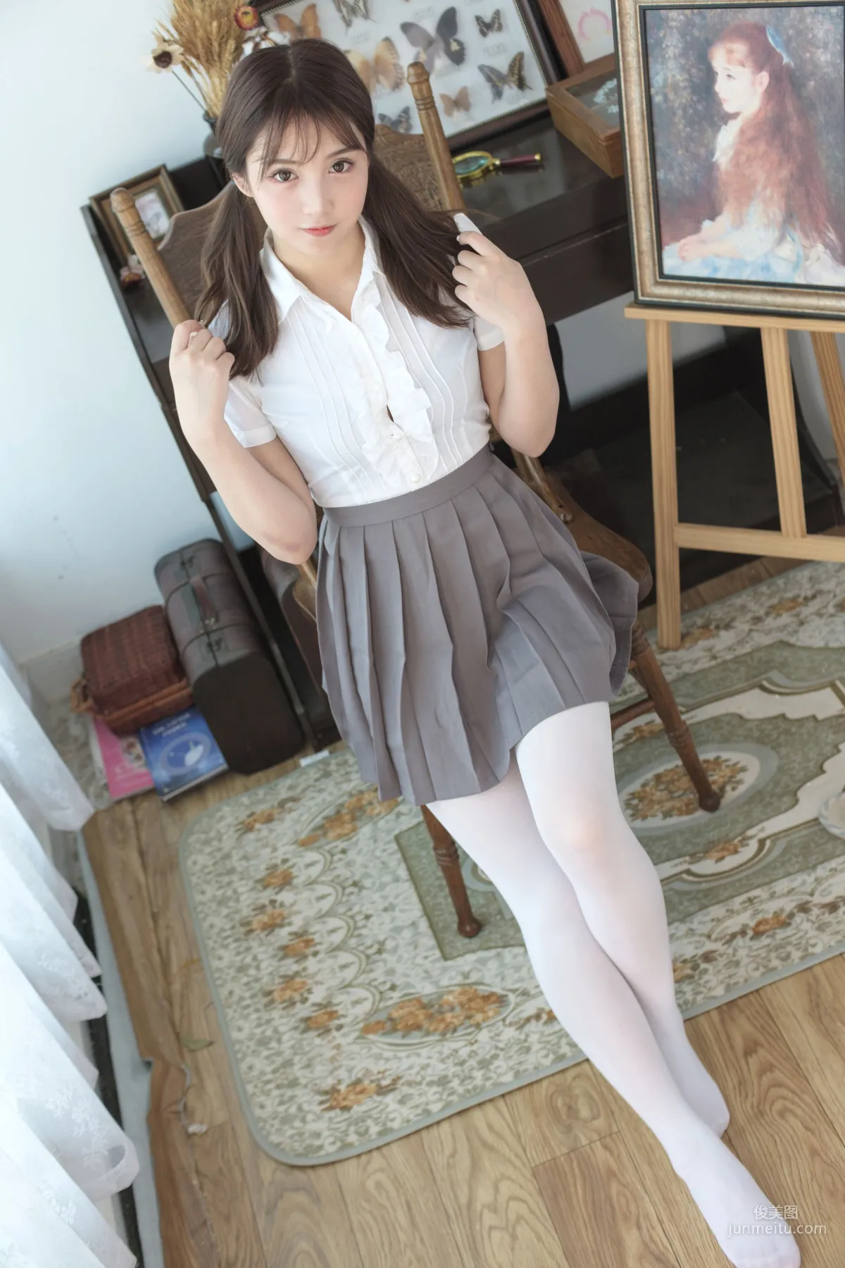 白丝美少女 [森萝财团] [BETA-020] 写真集4