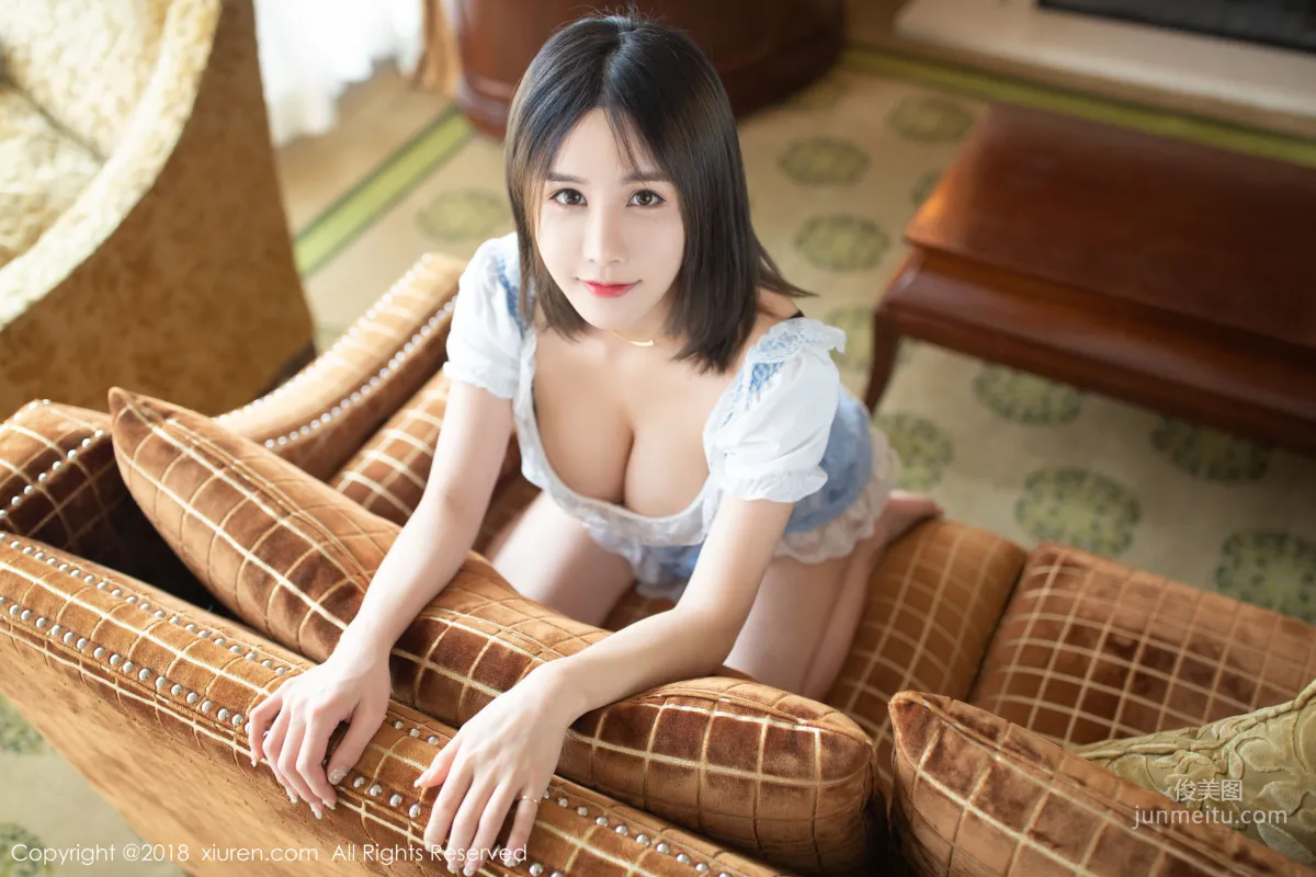 小沫琳《溫柔不失性感的女仆》 [秀人XiuRen] No.1261 寫真集 16