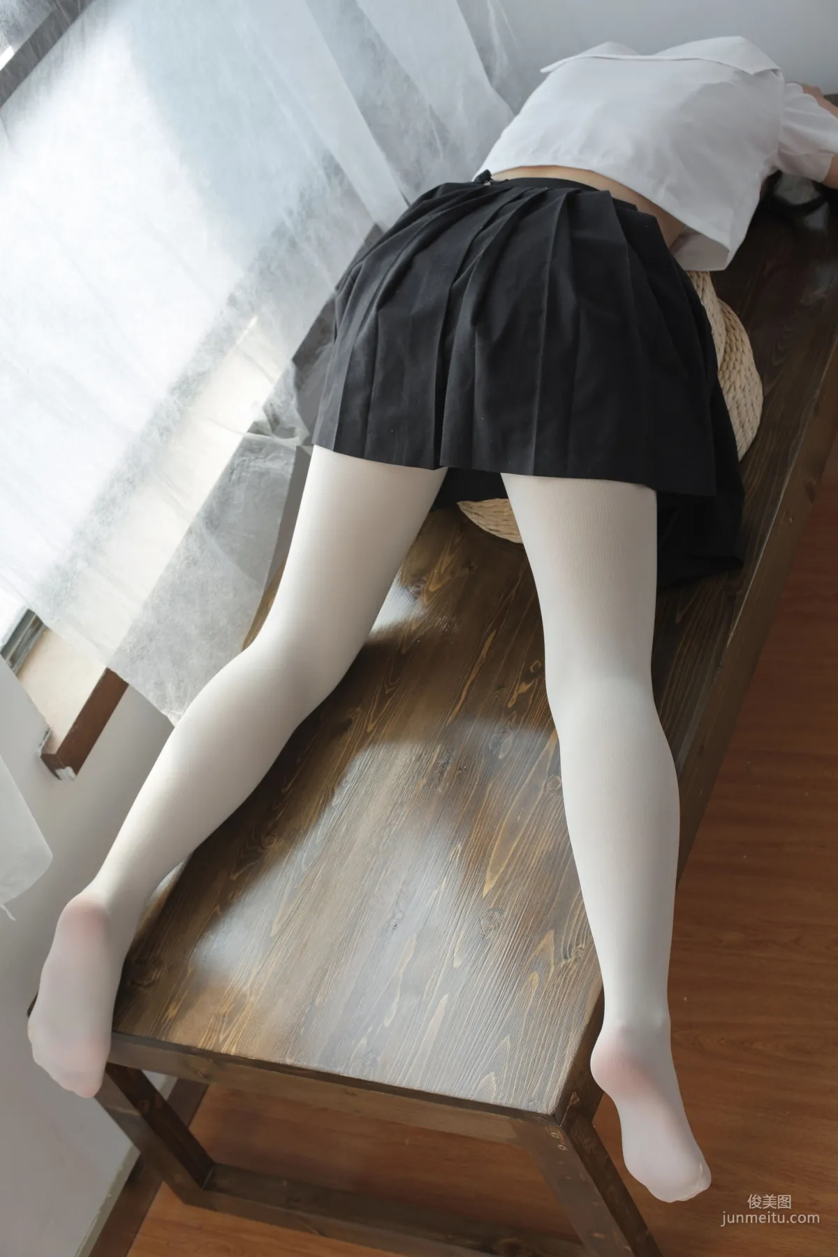 白絲美足學生裝蘿莉 [森蘿财團] [BETA-028] 寫真集 59