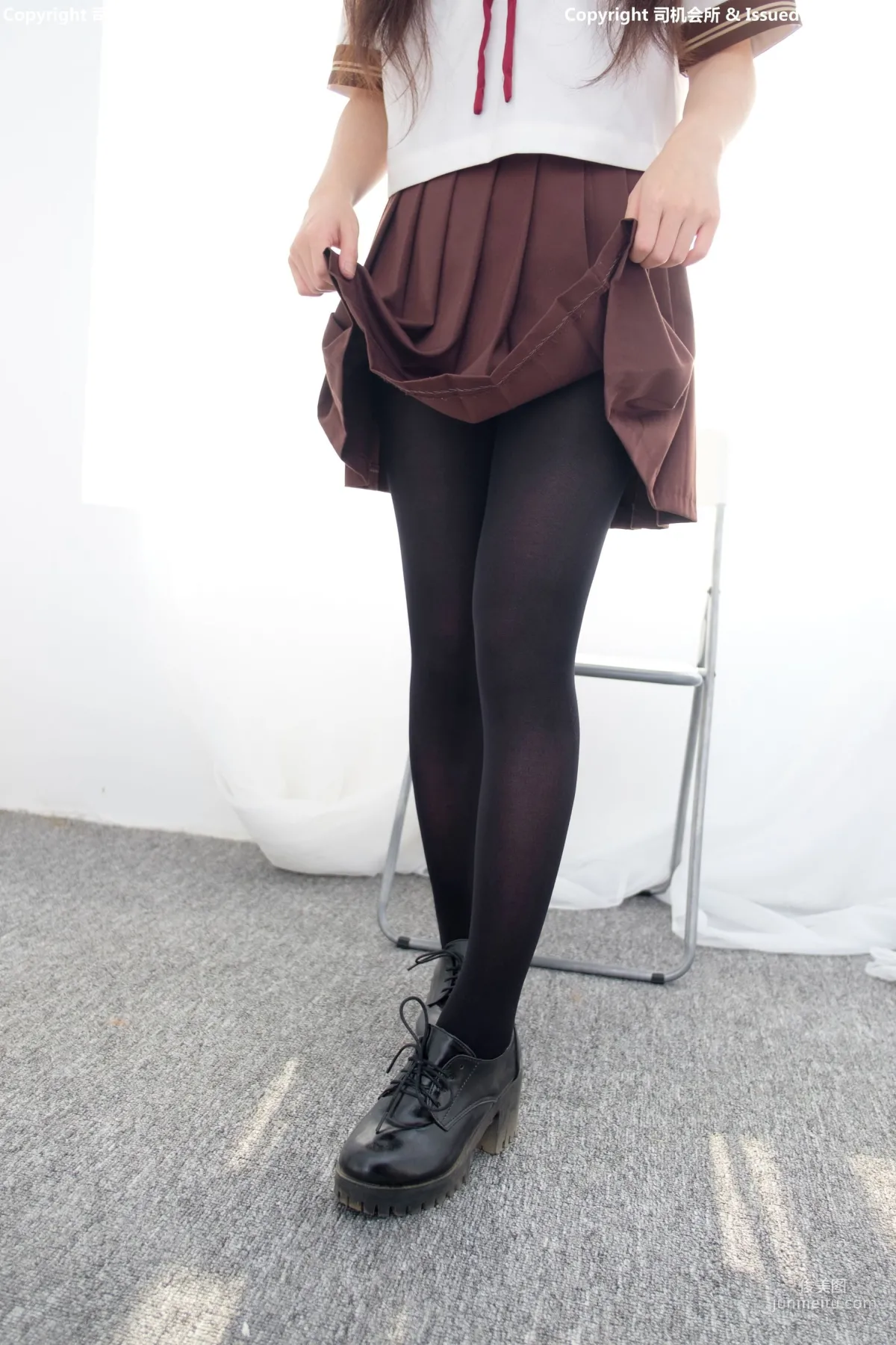 JK制服黑丝美足 [森萝财团] [BETA-011] 写真集1