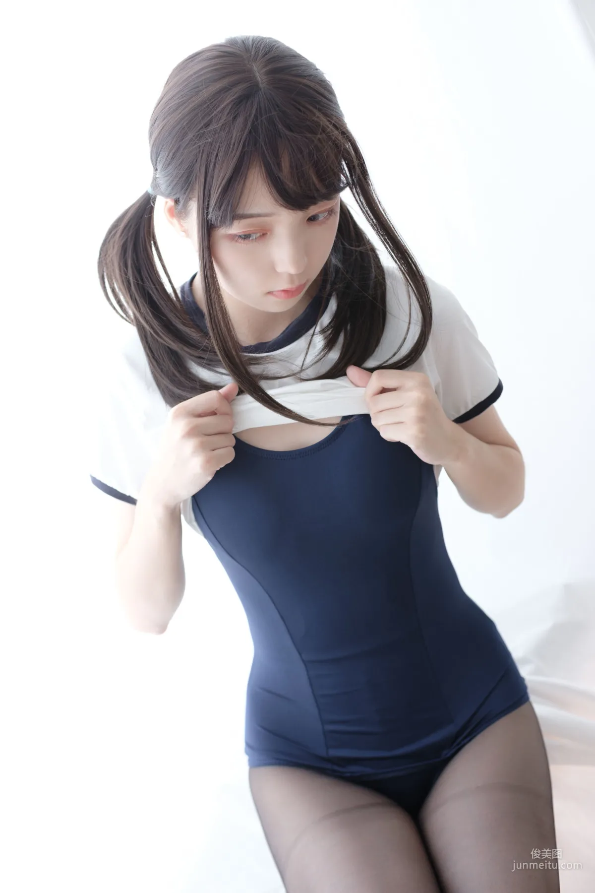 [森萝财团] LOVEPLUS-002 萝蓝丝袜写真集34