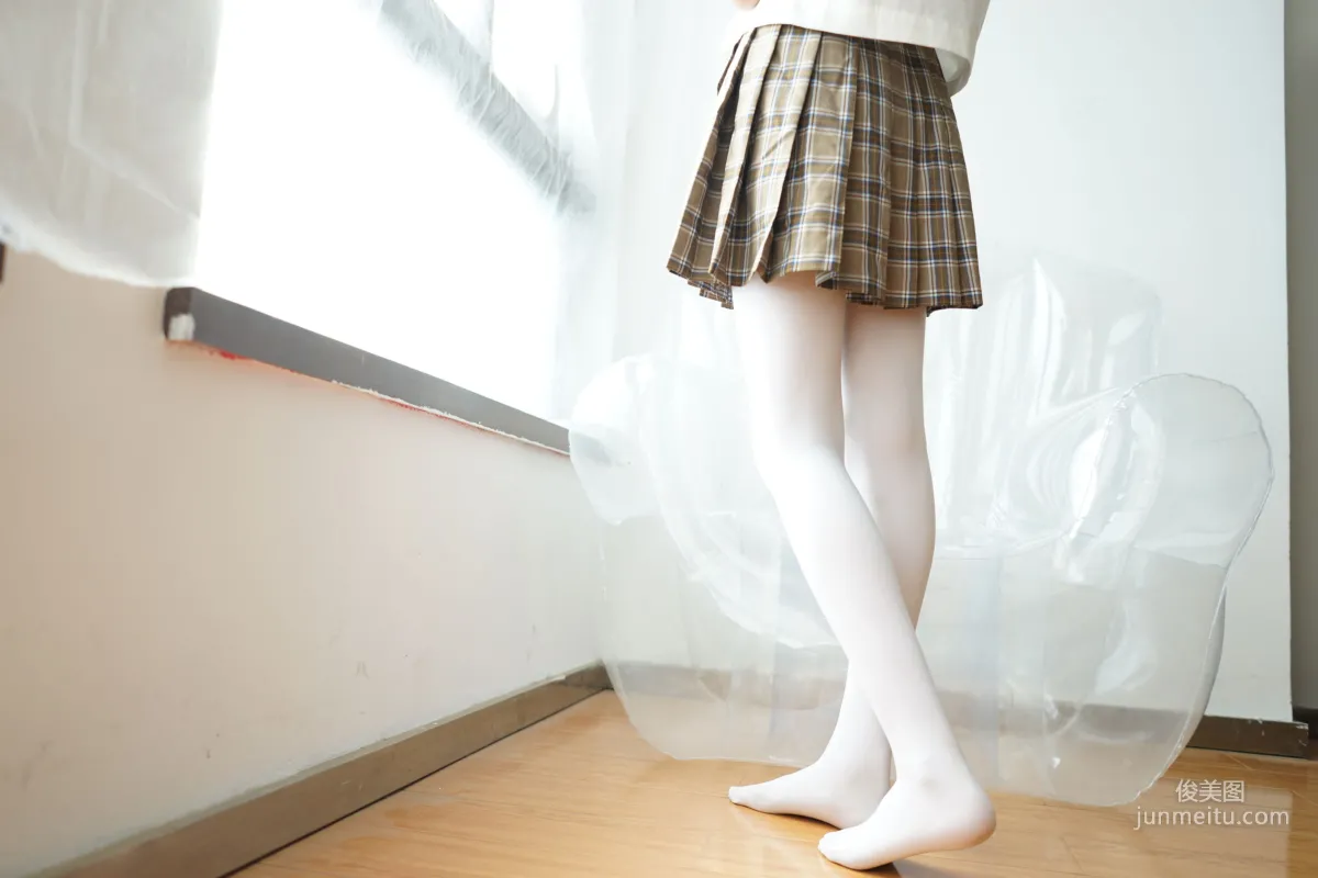 白絲格子裙蘿莉少女 [森蘿财團] [BETA-021] 寫真集 87
