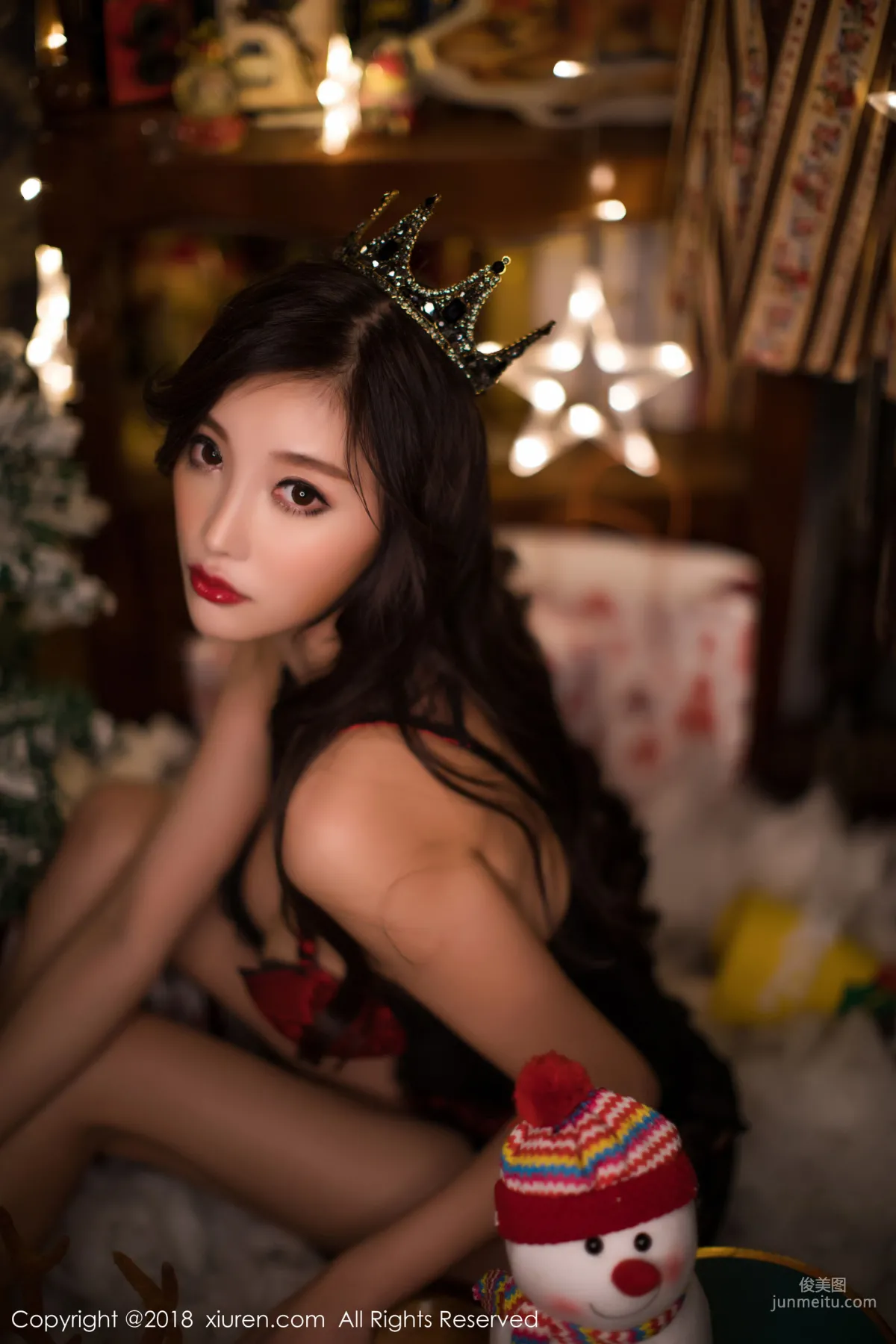 楊晨晨sugar《性感聖誕女郎》 [秀人XiuRen] No.1281 寫真集 52