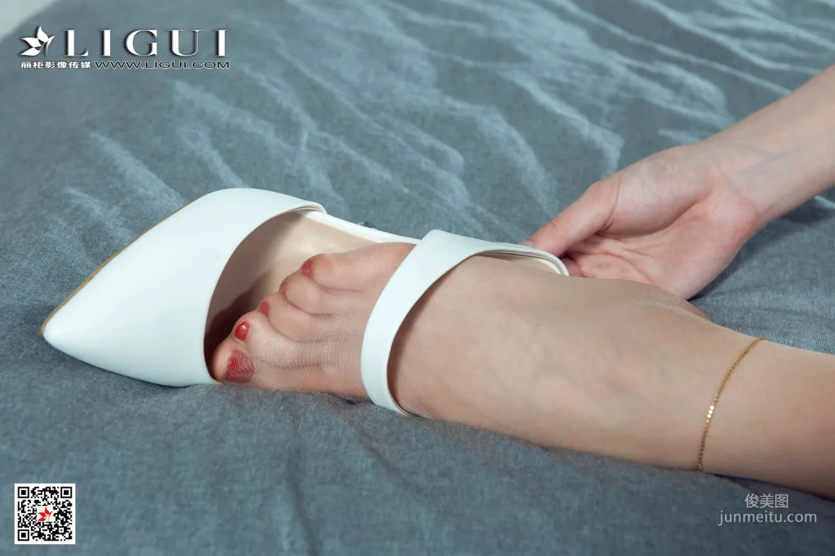 腿模兔子《女仆繩藝》 [麗櫃美束Ligui] 網絡麗人 寫真集 90
