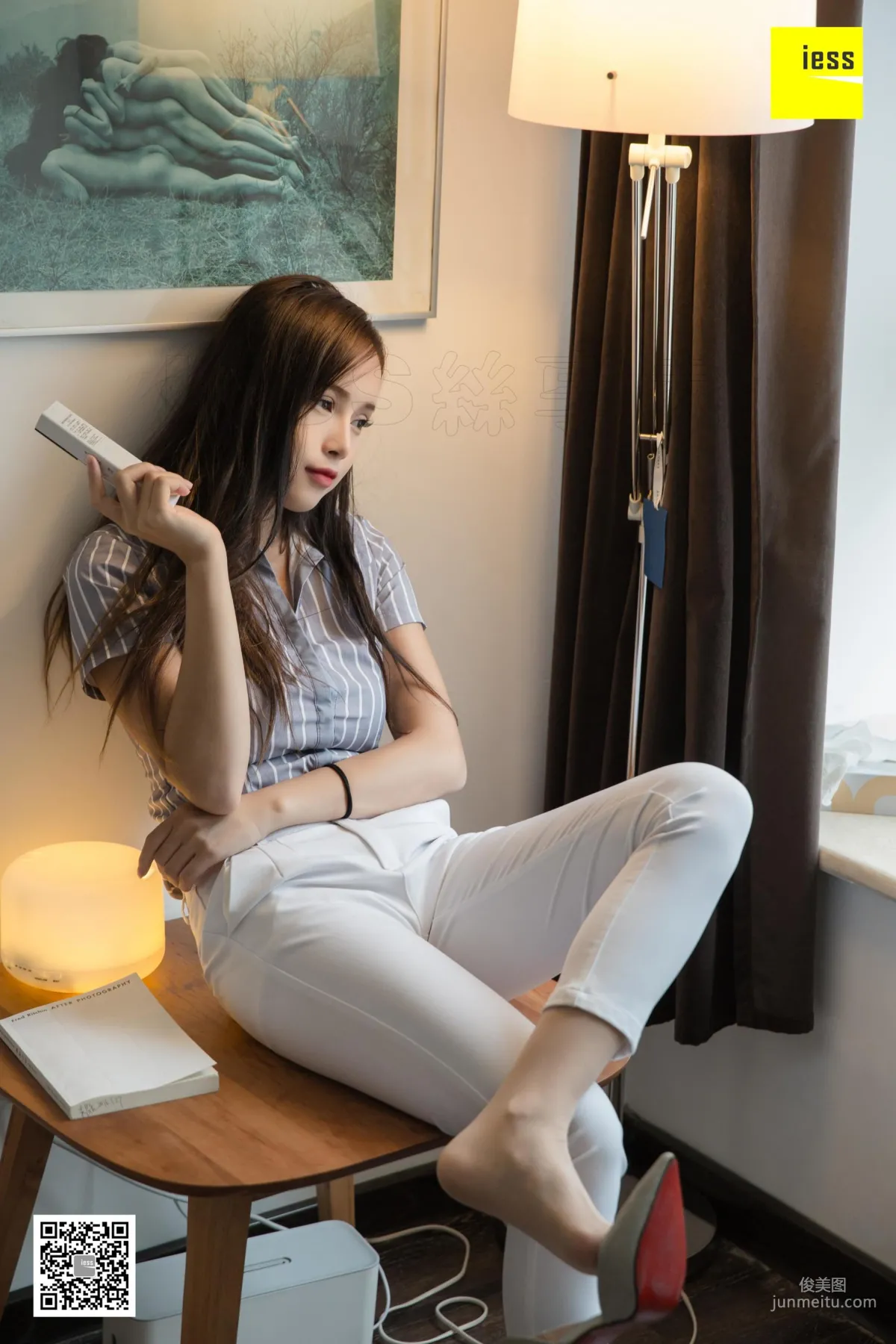 模特小羽 《小羽OL白長褲》美腿高跟 [異思趣向IESS] 寫真集 82