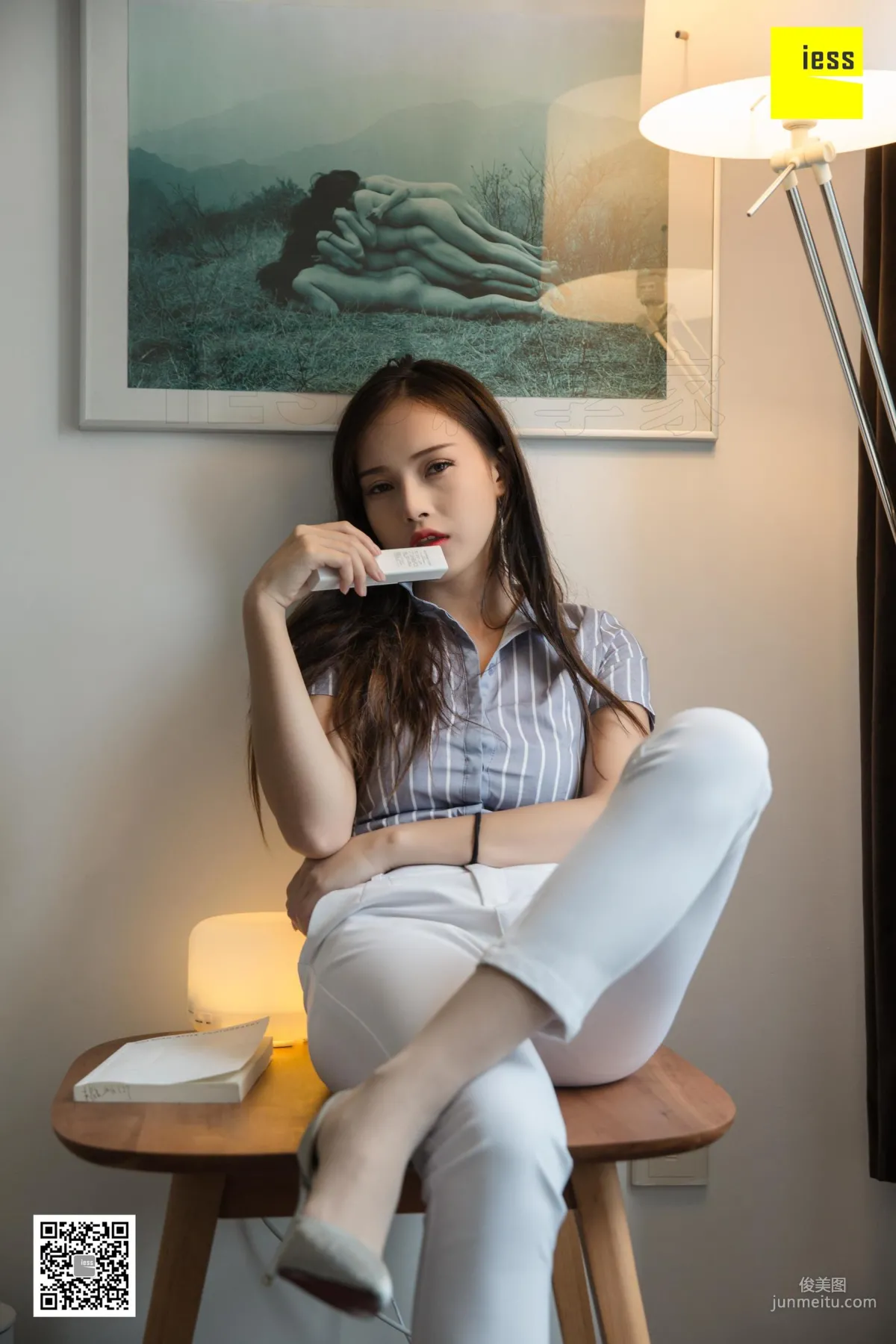 模特小羽 《小羽OL白長褲》美腿高跟 [異思趣向IESS] 寫真集 76