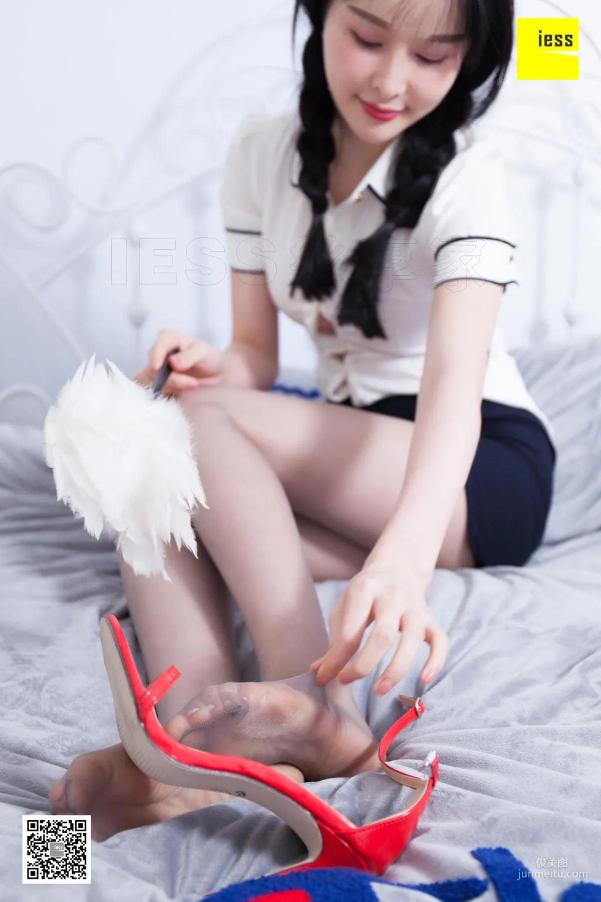 模特喵姐 《喵系女老闆》絲足美腿 [異思趣向IESS] 寫真集 62