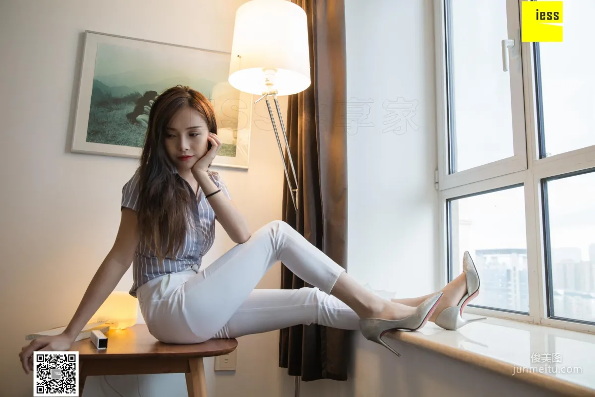 模特小羽 《小羽OL白長褲》美腿高跟 [異思趣向IESS] 寫真集 91