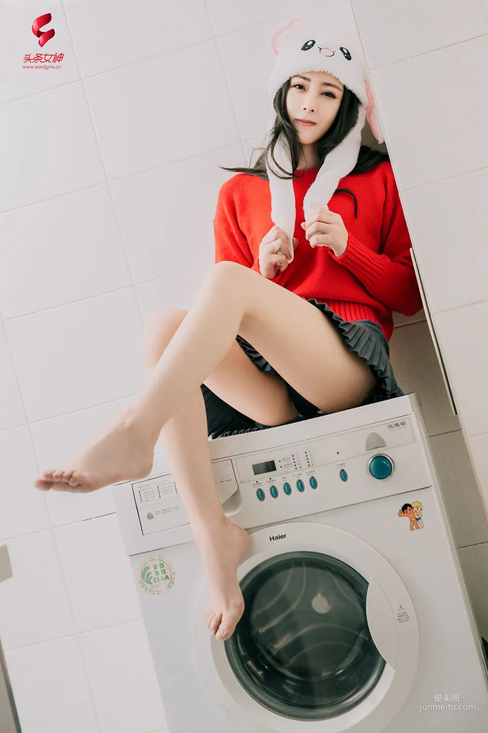 莫曉希《小兔兔給大家拜早年！》 [頭條女神WordGirls] 寫真集 3
