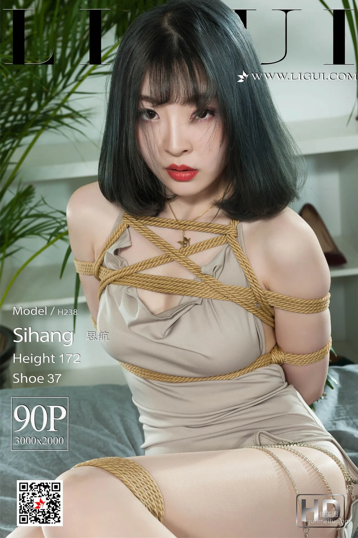 思航《肉絲繩藝捆綁》 [麗櫃美束Ligui] 網絡麗人 寫真集 1
