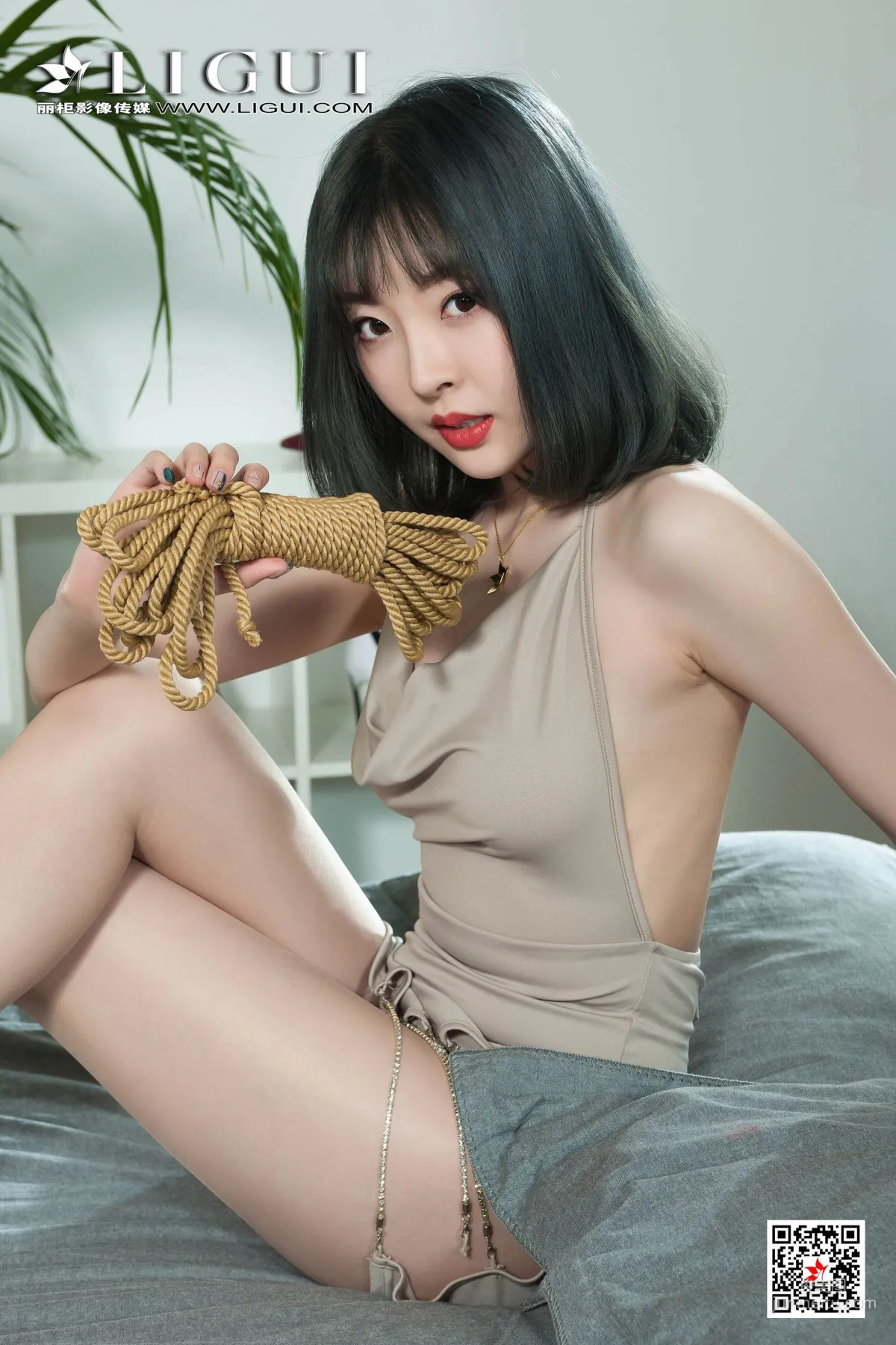 思航《肉絲繩藝捆綁》 [麗櫃美束Ligui] 網絡麗人 寫真集 14