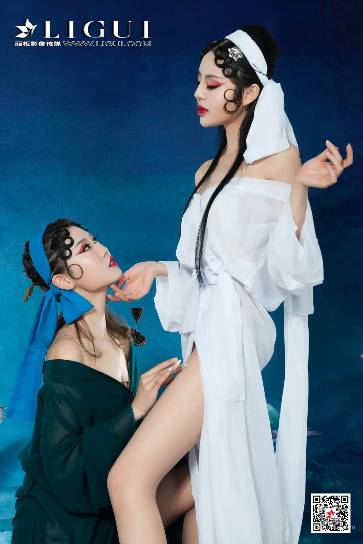 鐘情&涼兒《雙生戲曲美人》 [麗櫃Ligui] 寫真集 22