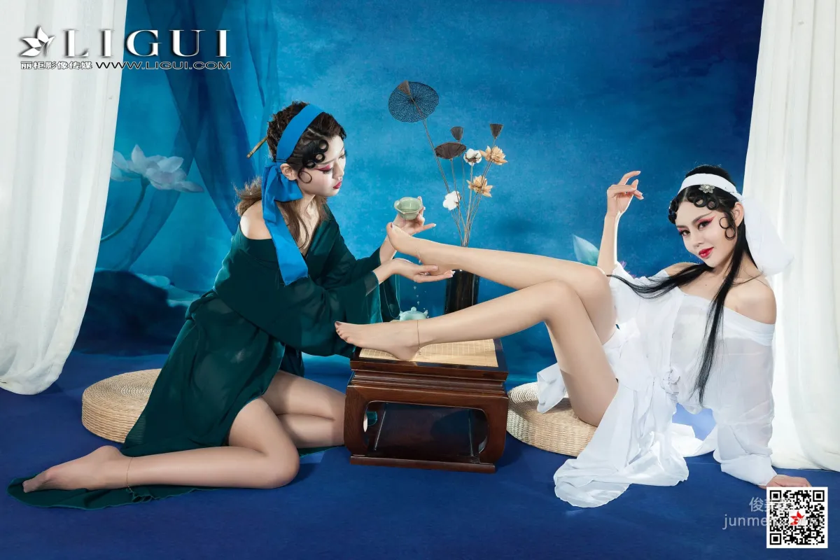 鐘情&涼兒《雙生戲曲美人》 [麗櫃Ligui] 寫真集 73