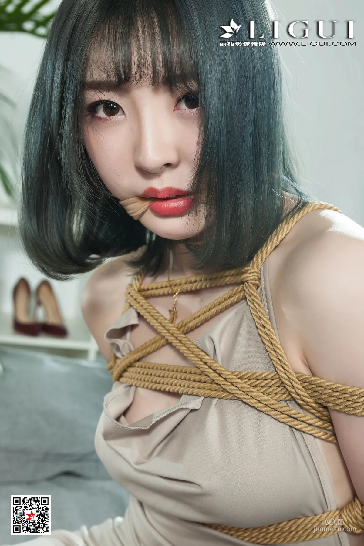 思航《肉絲繩藝捆綁》 [麗櫃美束Ligui] 網絡麗人 寫真集 25
