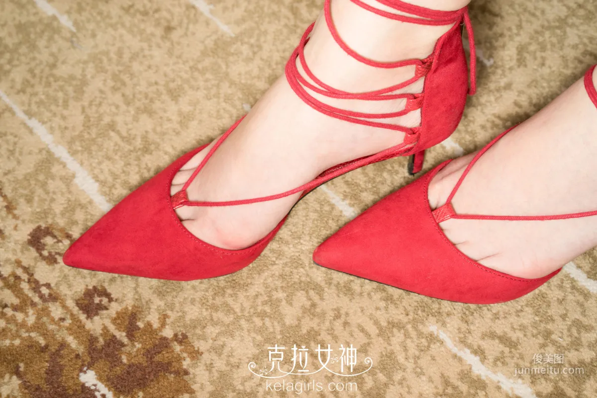珊珊《紅繩繞趾》 [克拉女神Kelagirls] 寫真集 11