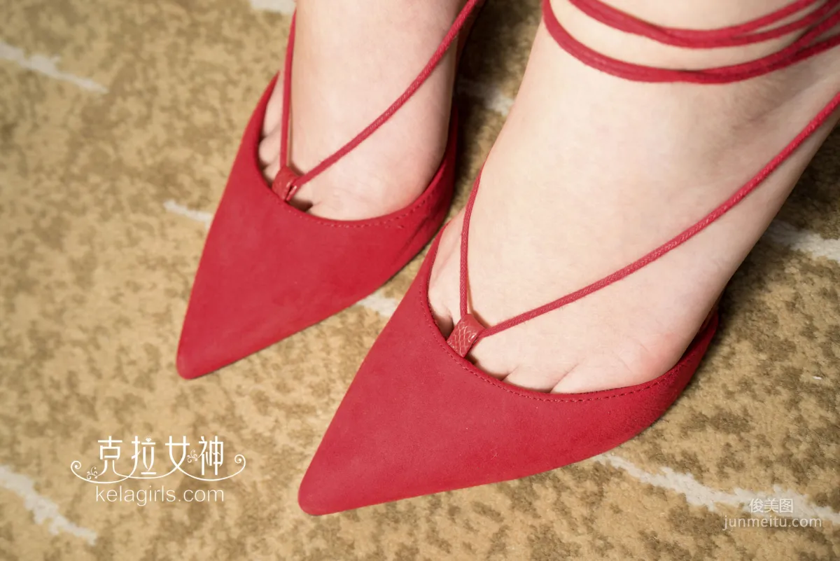 珊珊《紅繩繞趾》 [克拉女神Kelagirls] 寫真集 13