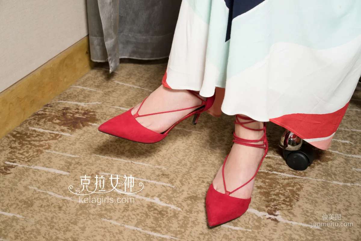 珊珊《紅繩繞趾》 [克拉女神Kelagirls] 寫真集 4