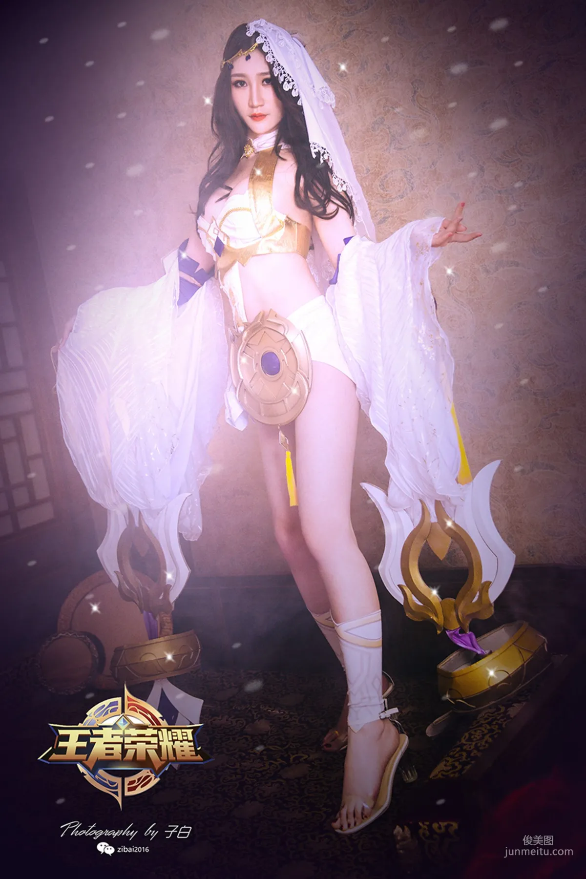玄子《貂蟬-異域舞娘COS》 [頭條女神wordgirls] 寫真集 5
