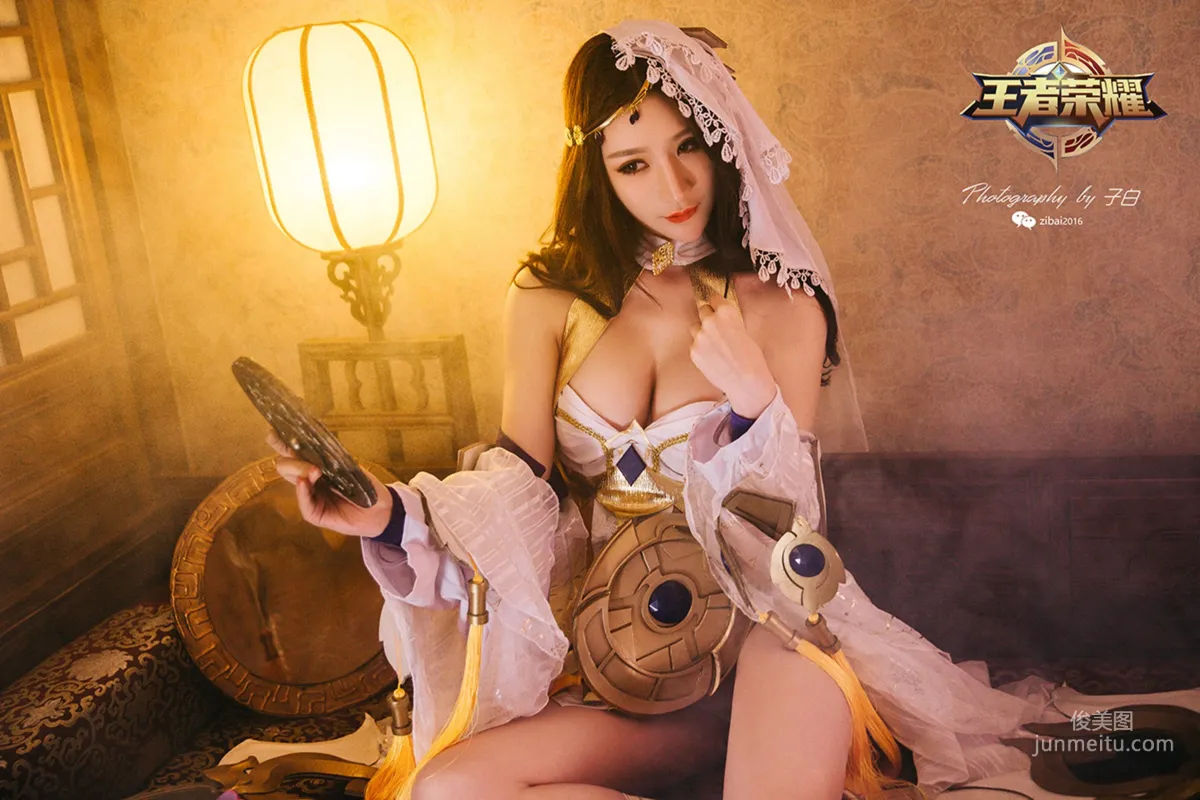 玄子《貂蟬-異域舞娘COS》 [頭條女神wordgirls] 寫真集 12