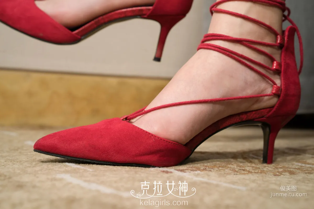 珊珊《紅繩繞趾》 [克拉女神Kelagirls] 寫真集 10