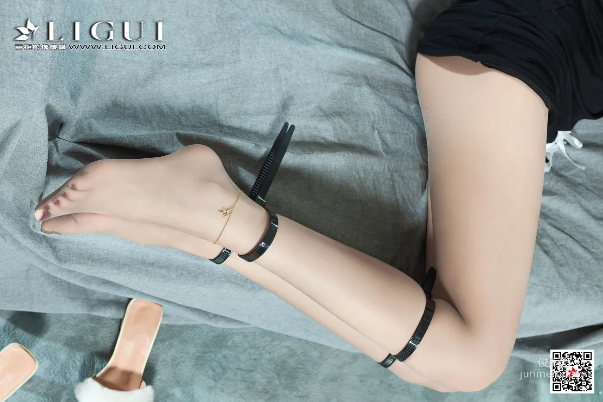腿模涼兒《絲襪美腿捆綁繩藝》 [麗櫃美束Ligui] 寫真集 44