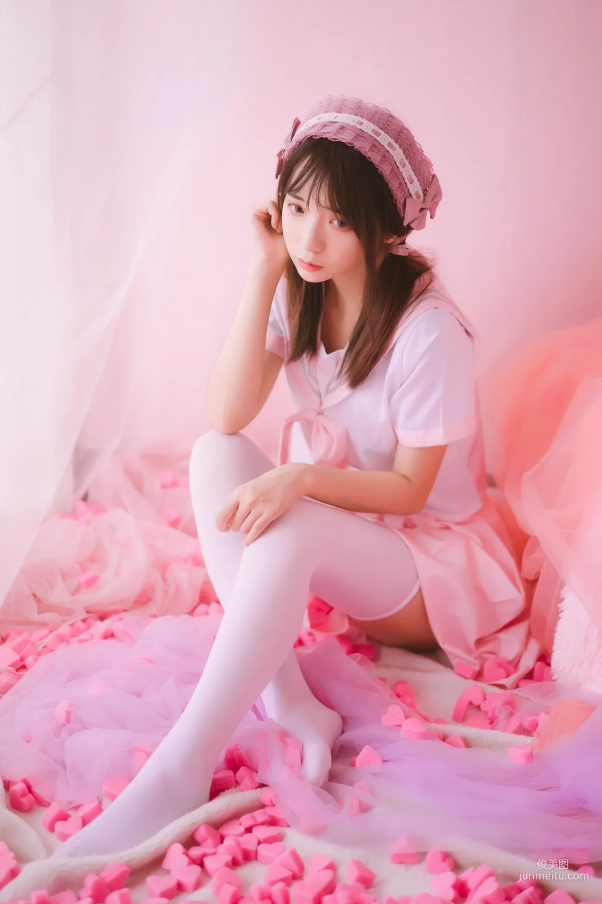 瘋貓ss《絲襪狂想曲(粉)》 [蘿莉COS] 寫真集 34