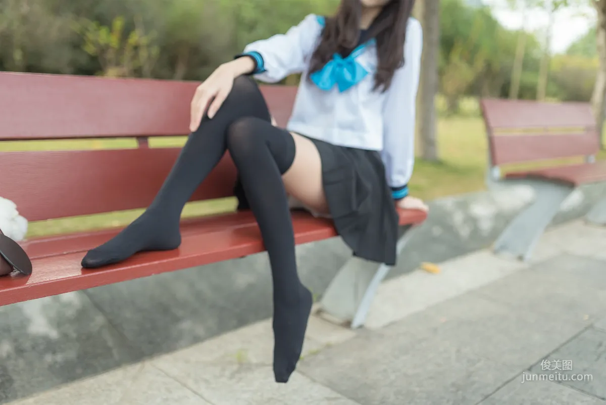 [风之领域] NO.003 黑丝美腿户外 写真集12