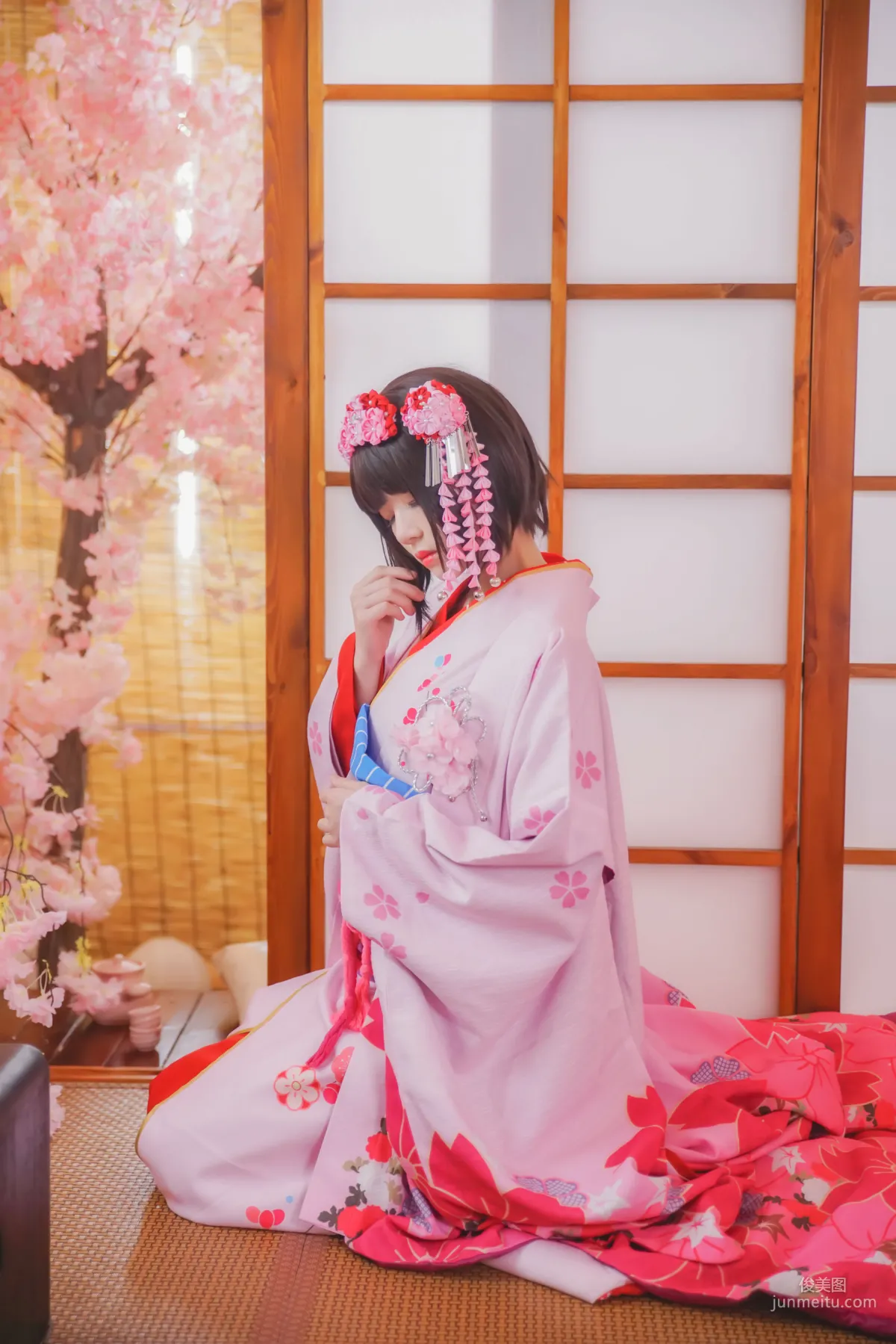 桜桃喵《(加藤惠)和服》 [蘿莉COS] 寫真集 15