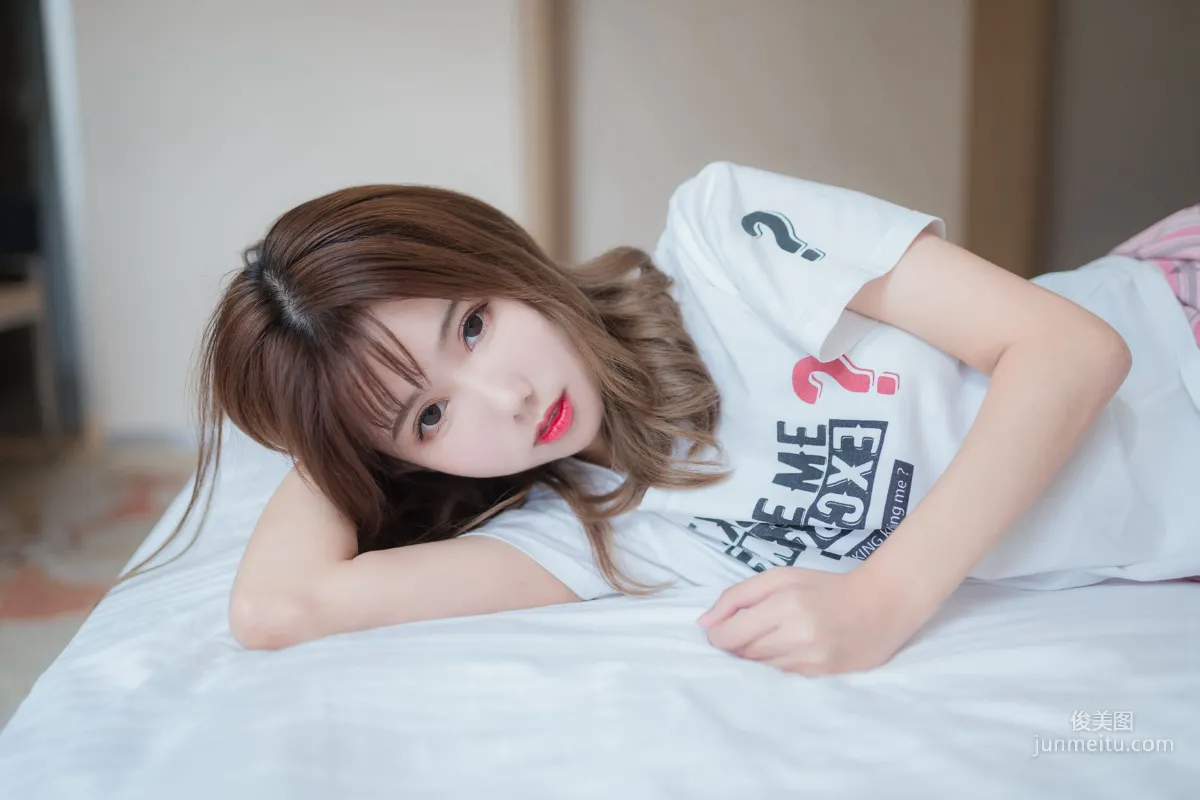 [風之領域] NO.066 超美氣質格子裙少女 寫真集 41