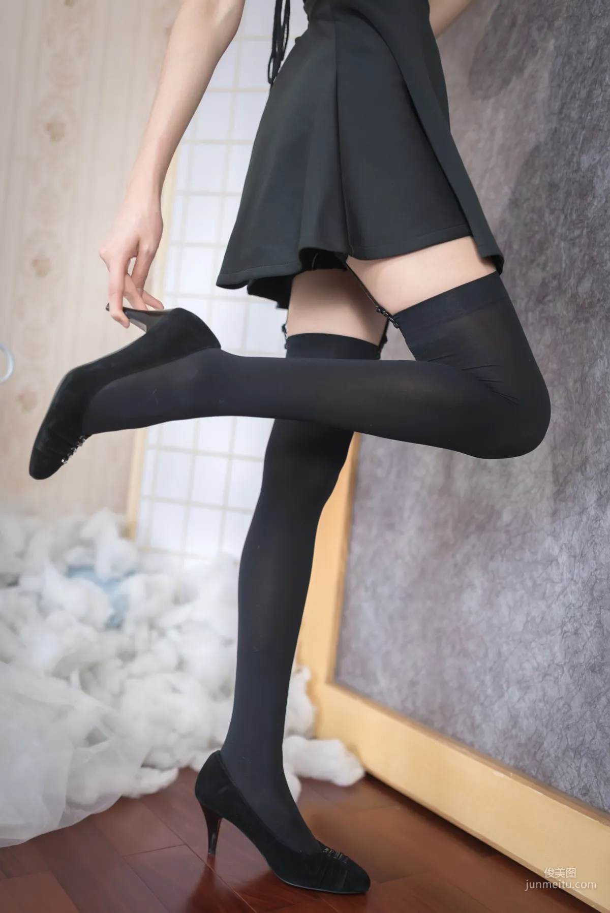 [风之领域] NO.009 黑丝吊带美腿 写真集11