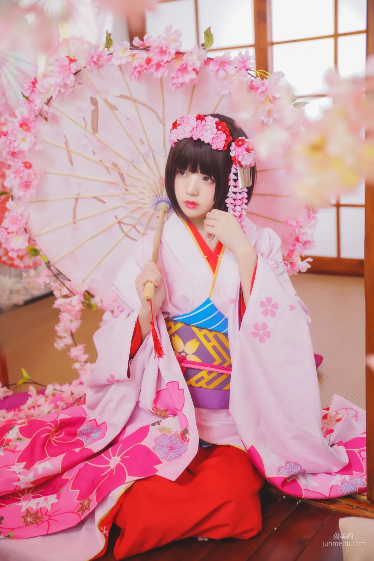 桜桃喵《(加藤惠)和服》 [蘿莉COS] 寫真集 1