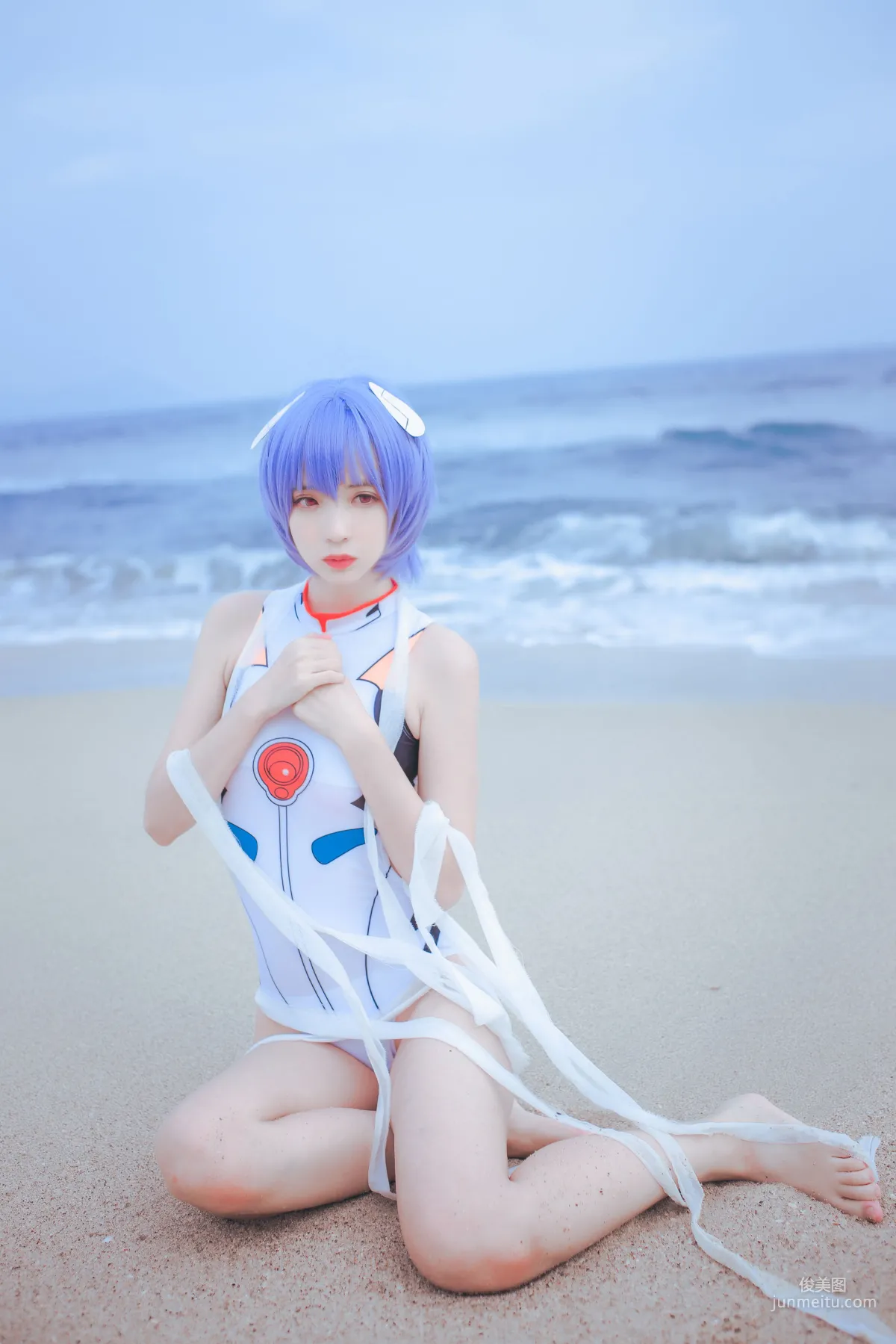 疯猫ss《泳装凌波女神》 [萝莉COS] 写真集28