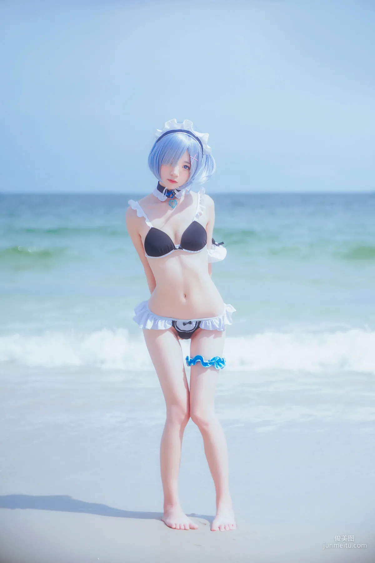 桜桃喵《蕾姆COS》 [萝莉COS] 写真集7