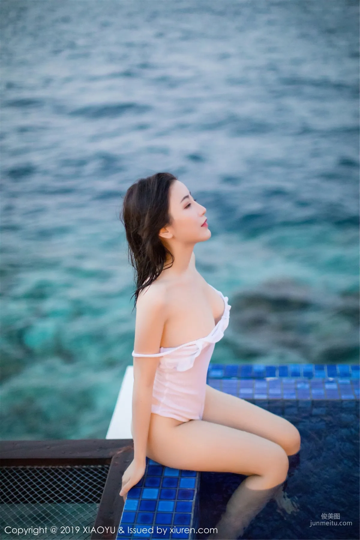 绯月櫻-Cherry《 别墅，大海，美女~~風景無限！》 [語畫界XIAOYU] Vol.071 寫真集 47