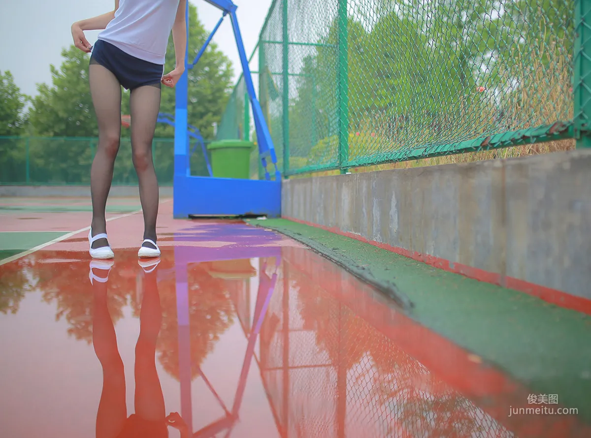 [风之领域] NO.091 运动场黑丝少女 写真集42