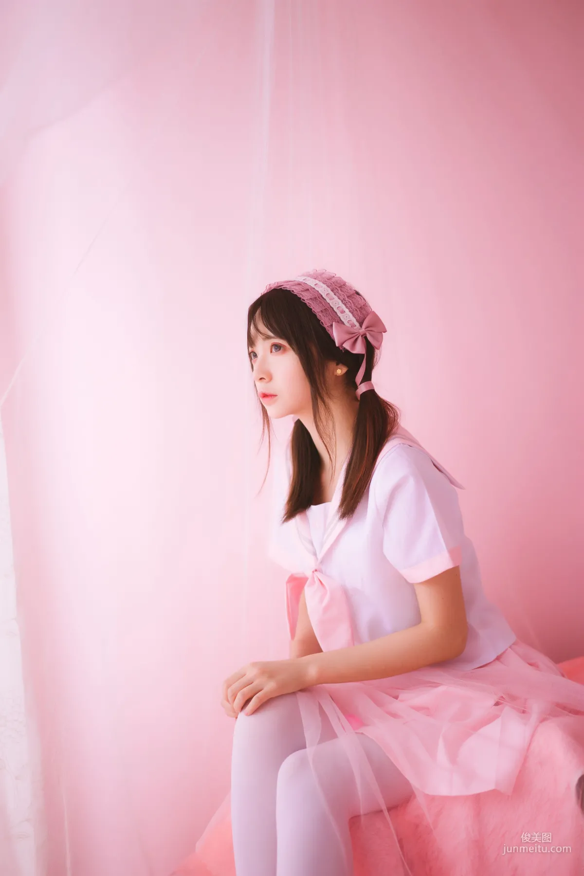 瘋貓ss《絲襪狂想曲(粉)》 [蘿莉COS] 寫真集 48