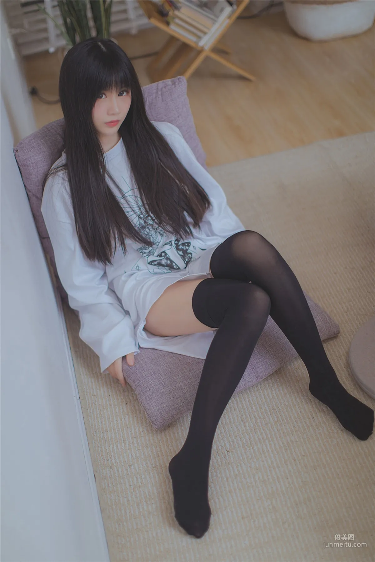 [风之领域] NO.079 长发的黑丝学妹 写真集13