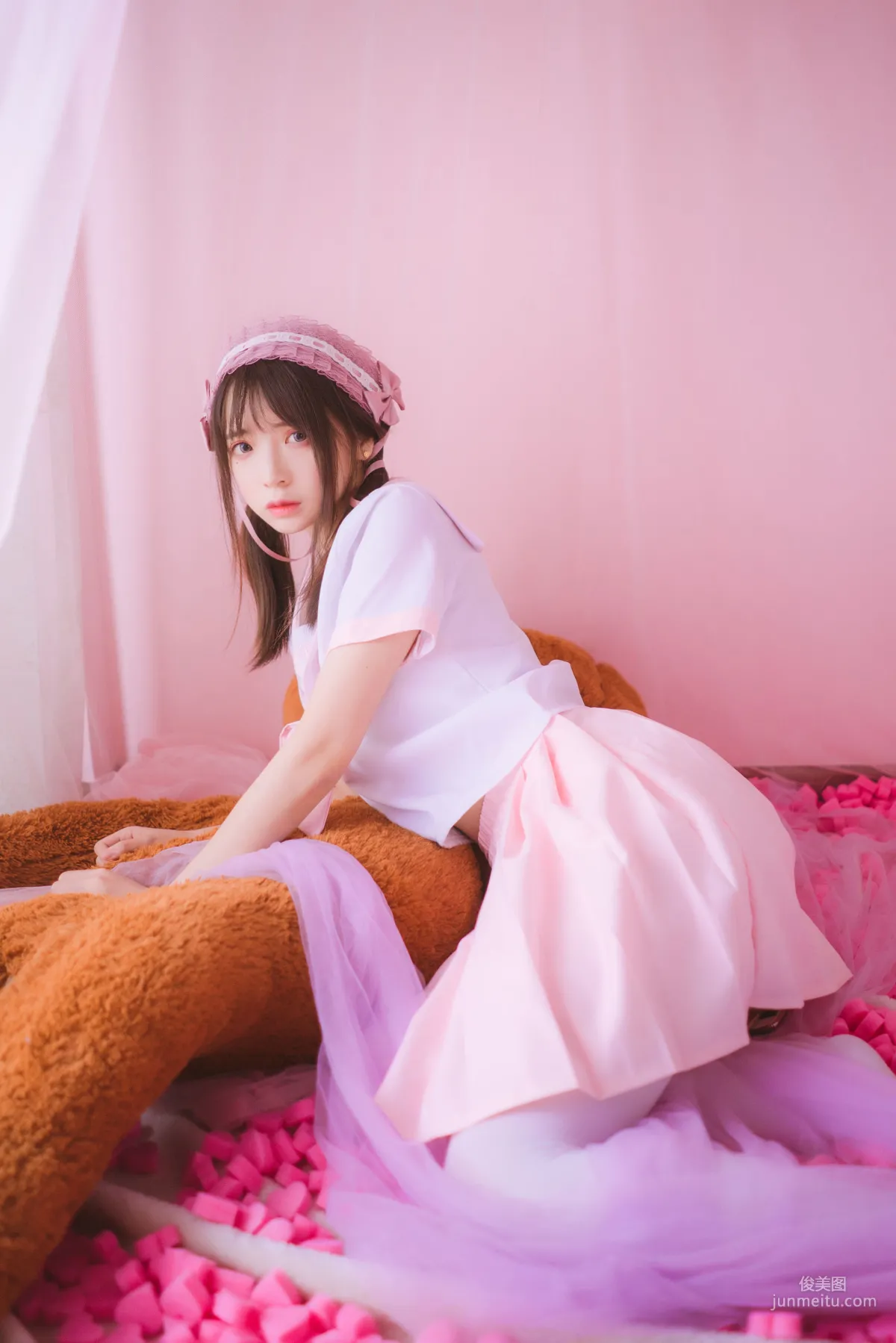 瘋貓ss《絲襪狂想曲(粉)》 [蘿莉COS] 寫真集 54