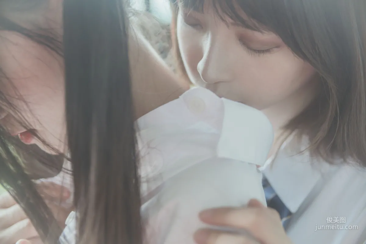 桜桃喵&瘋貓ss《JK百合》 [蘿莉COS] 寫真集 19
