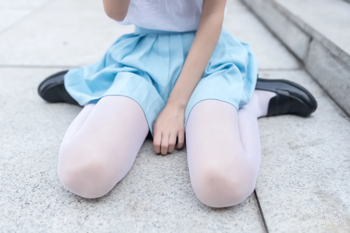 [风之领域] NO.028 蓝色梦幻白丝 写真集5