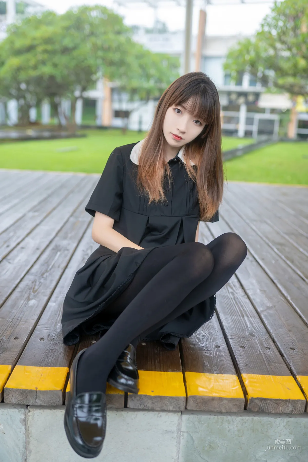 [风之领域] NO.064 户外黑丝长腿 写真集7
