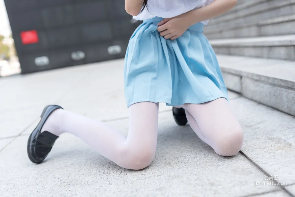 [风之领域] NO.028 蓝色梦幻白丝 写真集3