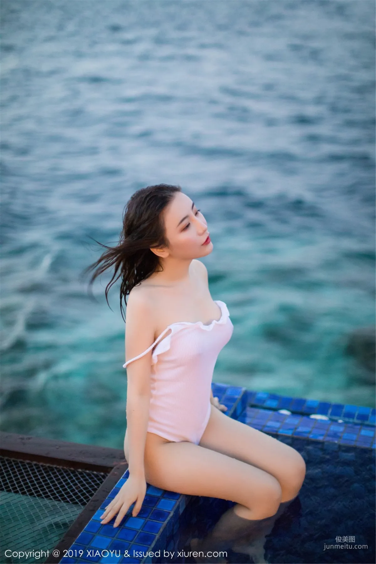 绯月櫻-Cherry《 别墅，大海，美女~~風景無限！》 [語畫界XIAOYU] Vol.071 寫真集 49